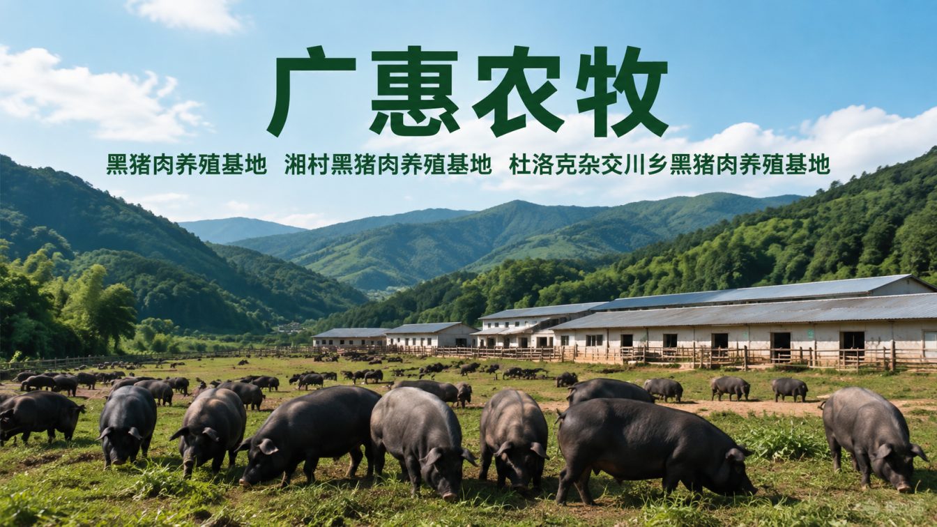 衡阳年出栏黑猪10万头+